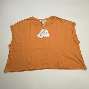 For the Republic - Cropped Tank in Orange